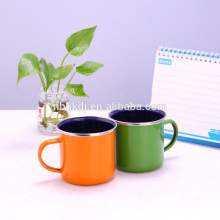 enamel color rull mugs and cups & cheap Chinese enamelware